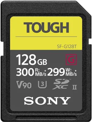 Produktbild von Sony SDXC G Tough series   128GB UHS-II Class 10 U3 V90