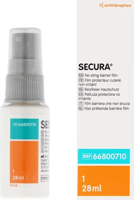 Zdjęcie produktu dla Niedrażniący spray do ochrony skóry Secura 28 ml