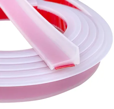 Produktbild von Duschdichtung Wasserstopp Silikon - 120 cm - Transparent - Selbstklebend