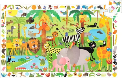 Image de DJECO Jungle Puzzle 35 pièces
