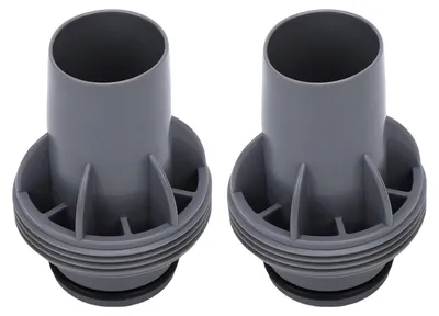 Zdjęcie produktu dla 2 sztuki adapterów do węża basenowego, pasujące do modelu P6916, wykonane z tworzywa sztucznego, zapewniające dobre uszczelnienie. Adapter do węża pompy filtru basenowego, średnica 1,5 cala
