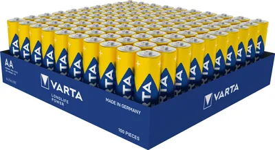 Produktbild von VARTA Longlife Power Batterie LR06 Tray, AA (Mignon), (100 Stück)