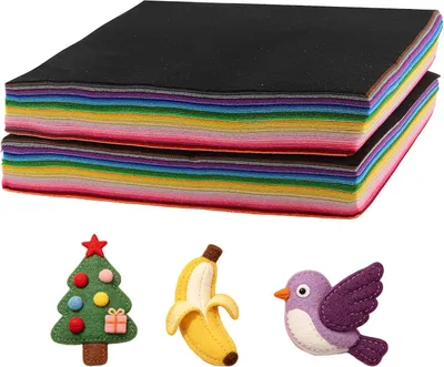 Obrázek produktu pro Knutselvilt, 80 kusů, rozměr 30 x 30 cm, tloušťka 1 mm, barevné, vhodné pro kreativní tvoření