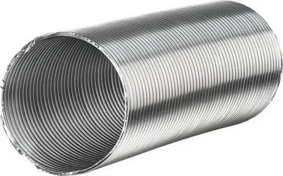 Produktbild von Röhre Fepre Flex Silberfarben Halbstarr 1,5 m Aluminium Ø 10 cm