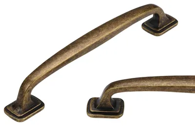 Produktbild von Famanu Möbelgriffe 96mm - 6 Stück Vintage Antik Zinklegerung