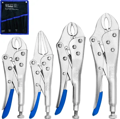 Produktbild von CCLIFE Schweißer Gripzangen Set Feststellzange Langbeck Gripzange 125 150 180 250 mm