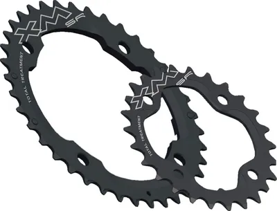 Produktbild von Miche Kettenblatt MTB XM TT SR BCD120/80 außen 38 Zähne schwarz 10fach
