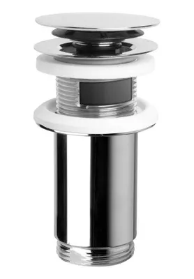 Produktbild von Omp-Tea Waschbecken-Ablaufgarnitur 5/4“, klick-klack, Großer Stopfen, max 80mm, Chrom