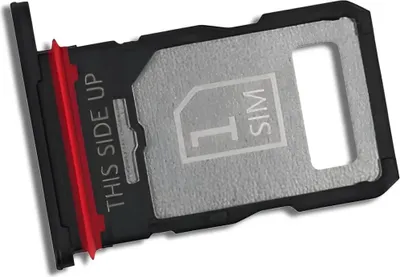Produktbild von Motorola Edge 40 Neo – Ersatz Dual SIM-Kartenhalter – Schwarz