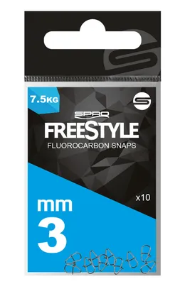 Produktbild von Spro Freestyle Reload Fluoro Snaps - 10 Einhänger, Größe/Tragkraft:Gr. 3.5mm / 9.5kg