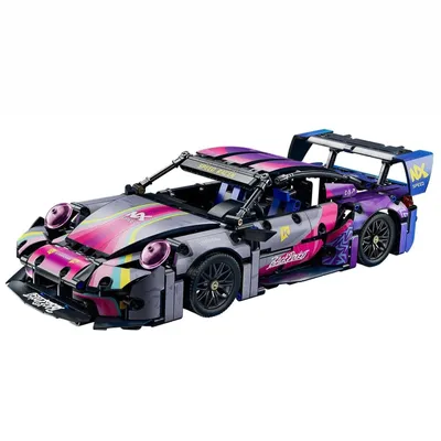 Produktbild von 975pcs Bausatz Set 1:14 Rennwagen Modell Klemmbausteine Spielzeug Geschenk