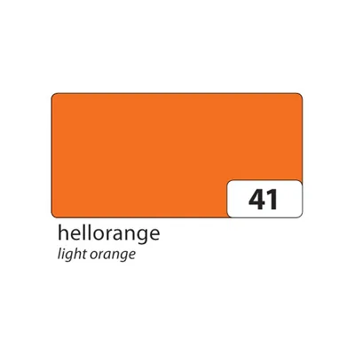 Produktbild von folia Tonpapier (B)500 x (H)700 mm 130 g/qm hellorange 10 Blatt
