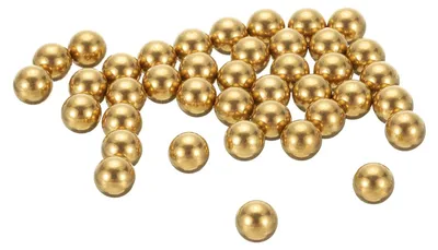 40 massive Messingkugeln 7 mm H62 Präzisionskugeln