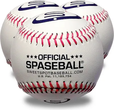 Produktbild von SweetSpot Lightweight Spaseball Baseballs 9 Inch 1.5oz Practice Balls (3 Pack) Baseball/Softball Artikel