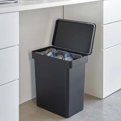 Immagine prodotto di Yamazaki Cestino per rifiuti organici cucina ermetico separabile 25L nero