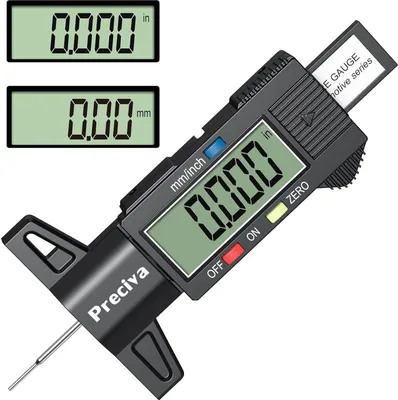 Image de Preciva Profondeur de pneu auto moto LCD 0-25 mm