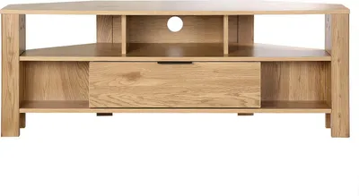 Produktbild von Eck-TV-Möbel 1 Schublade Eiche Nachbildung - L120 cm