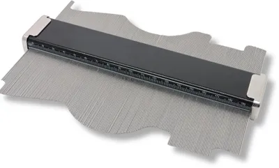 Produktbild von Shinwa 44600 Konturenlehre B, 300mm, hochwertige Kopierlehre aus Edelstahl