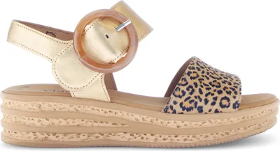 Produktbild von Gabor Sandalette 4.550, Rauleder, Gold, Damen