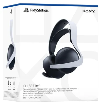 Obrázek produktu pro Sony PULSE Elite, Bezdrátový, Hraní, Sluchátka s mikrofonem, Černá, Bílá