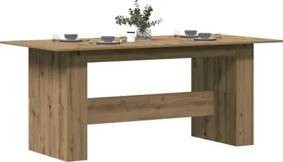 Zdjęcie produktu dla Maison Exclusive – stół do jadalni Artisan z dębu 180 x 90 x 76 cm, materiał drewnopochodny