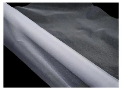 Produktbild von Organza Stoff weiß 10 m x 70 cm - Dekostoff
