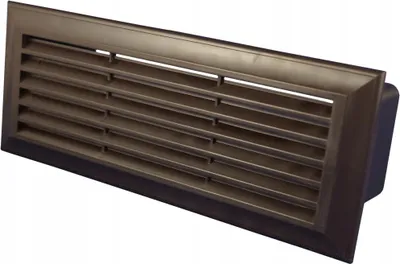 Produktbild von VENTS VENTIKA Lüftungsgitter für Flachkanal 204x60 mm Braun