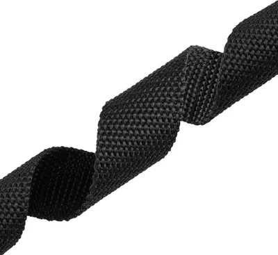 1m PP Gurtband extra stark 2mm, Breite 20mm schwarz