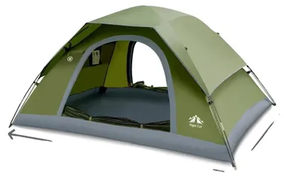 Immagine prodotto di Tenda da campeggio, impermeabile, facile da montare, colore verde militare, per 1 persona