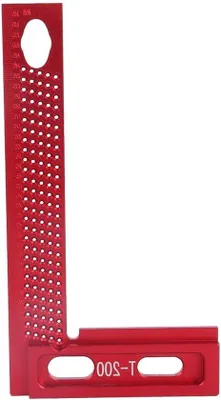 Produktbild von Famanu Holzarbeiten Lineal - Aluminiumlegierung - T-förmig - 200 mm