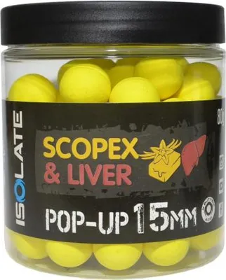 Obrázok produktu pre Shimano® Boilies Shimano ISOLATE Pop - Up - Scopex & Liver Ø 15 mm