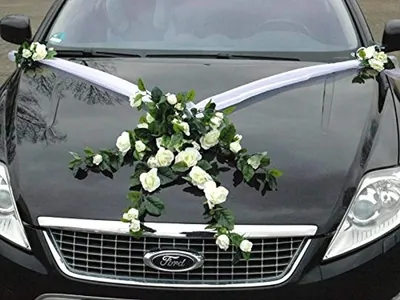 Produktbild von Elzusha – Kreative Auto-Dekoration für Hochzeitsautos