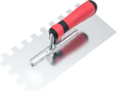 Immagine prodotto di Spatola dentata Connex in acciaio inox, 280x130 mm, denti 15x15 mm, COX781231