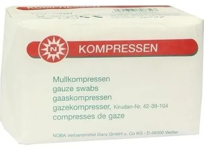 Productafbeelding van NOBA Mullcompressen, niet-steriel, 8-laags, 100 stuks, 7,5 x 7,5 cm