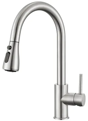 Imagen del producto de Grifo de cocina con boquilla de pulverización giratoria de 360°