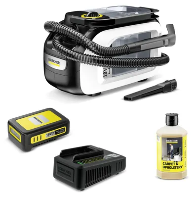 Produktbild von Kärcher Waschsauger SE 3-18 Compact Home D1 Battery Set 2.5-F, Weiß, 18V Akku