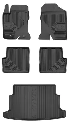 Obrázek produktu pro Autokoberce 3D TPE + vana kufru DryZone pro: Toyota Corolla IX 2001-2007 hatchback 5 ks