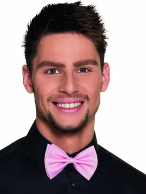 Produktbild von Fliege Kostüm-Accessoire für Erwachsene rosa