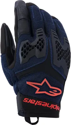 Image de Gants de moto Alpinestars Manti Air, noir/bleu/rouge, XL