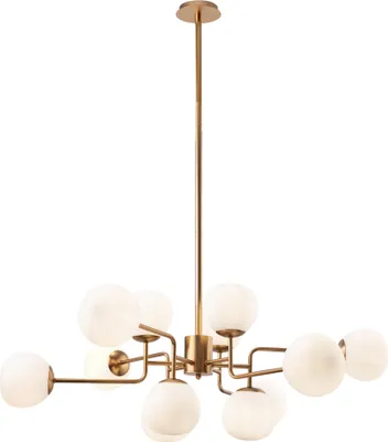 Produktbild von Maytoni Erich Kronleuchter MOD221-PL-12-G 12xE14, Messing, aus Metall, exkl. Leuchtmittel