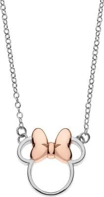 Produktbild von Disney Disney NS00001TL-157.CS  Halskette mit Anhänger Damen Minnie Mouse Silber Rosé