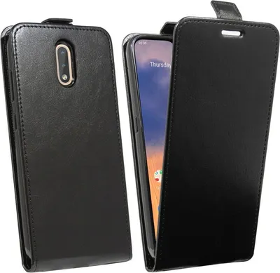 Obrázok produktu pre Flipové puzdro pre mobilný telefón Nokia 2.3 Vertikálne skladacie ochranné puzdro Flip Cover Black