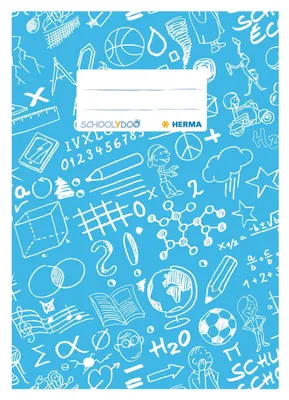 Produktbild von HERMA Heftschoner "Schoolydoo" DIN A5 aus PP hellblau