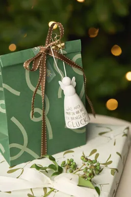 Produktbild von Ornament Engel "Ich bringe dir Glück"