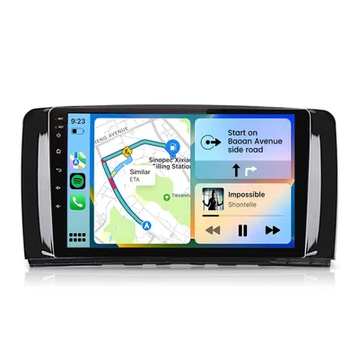 Immagine prodotto di Autoradio Hexinex Android 15 per Mercedes-Benz Classe R 2005–2017, 2 GB + 32 GB, processore quad-core, Wi-Fi, CarPlay