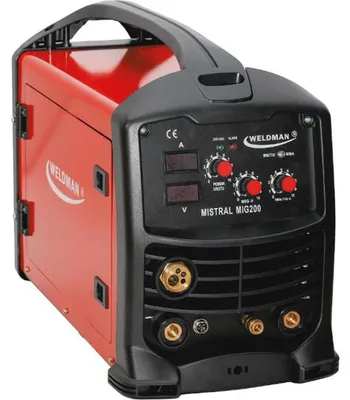 WELDMAN Inverter Schweißgerät MISTRAL MIG200 MIG/MAG FLUX MMA TIG