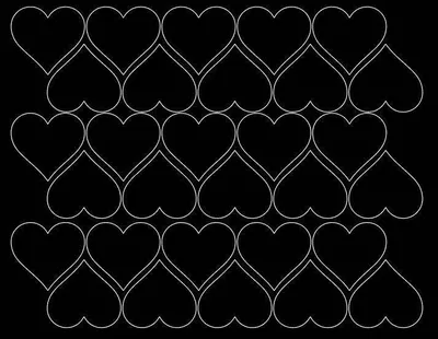 Immagine prodotto di Adesivi a forma di cuore per San Valentino, 4 cm, 30 pezzi, nero lucido