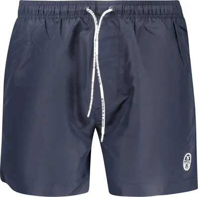 Image de Maillot de bain bleu pour homme avec cordon de serrage et poches pour un confort parfait