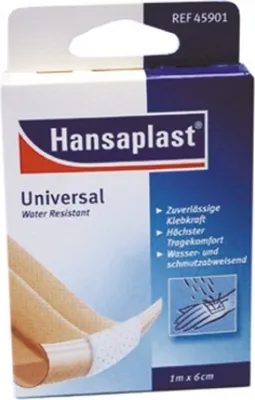 Produktbild von Hansaplast 45901-00000, 10 x 6 cm, Rechteckig, Beige, CE, 10 Stück(e)