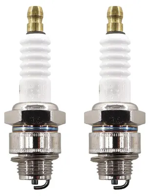Image de Bougies d'allumage pour tondeuses, lot de 2, compatibles avec Briggs & Stratton
